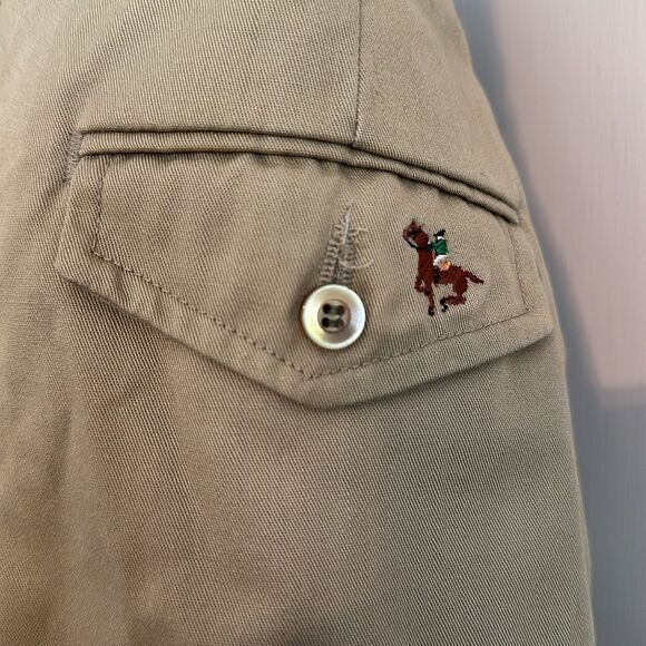 Vintage 80s Hunters Run khaki pleat front women’s shorts - Picture 6 of 8